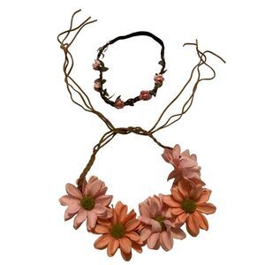 Boho Flower Crown Headbands Hair Accessories Floral Princess